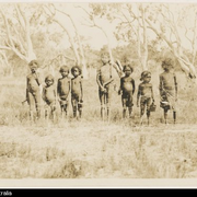 Eight Aboriginal children of the Yolngu language group, Elcho Island, Northern Territory, ca. 1923